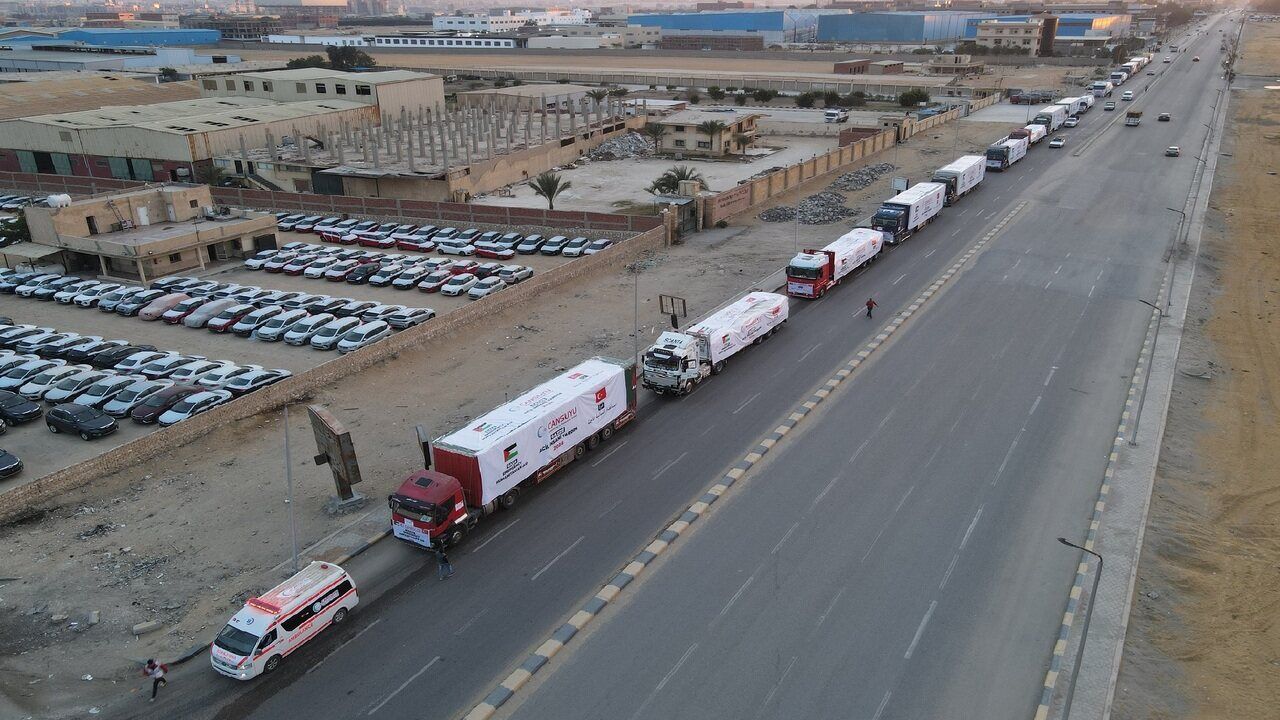 Gazze Cansuyu Tir Konvoyu