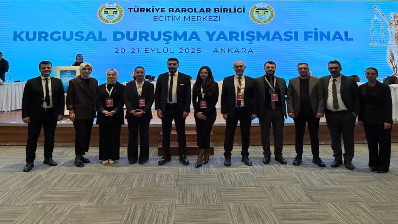 Türkiye Kurgusal Duruşma Yarışması'nda Şampiyon Batman Barosu