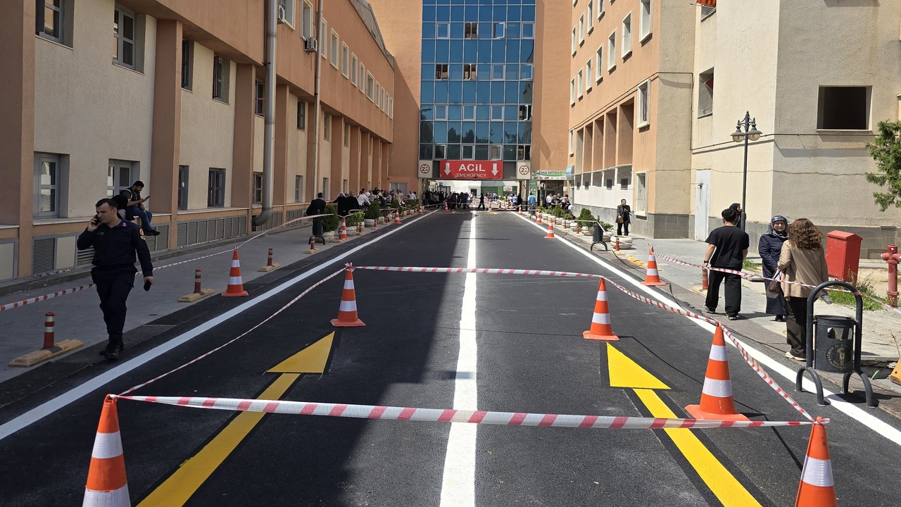 Hastane Otoparki Yenilenen Cizgi