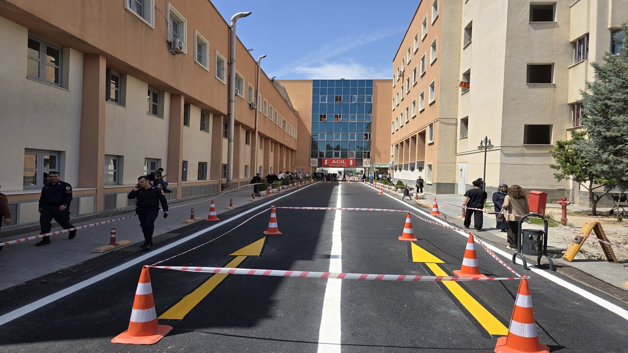 Hastanelerde Otopark Ve Yol Cizgileri Yenilendi 1