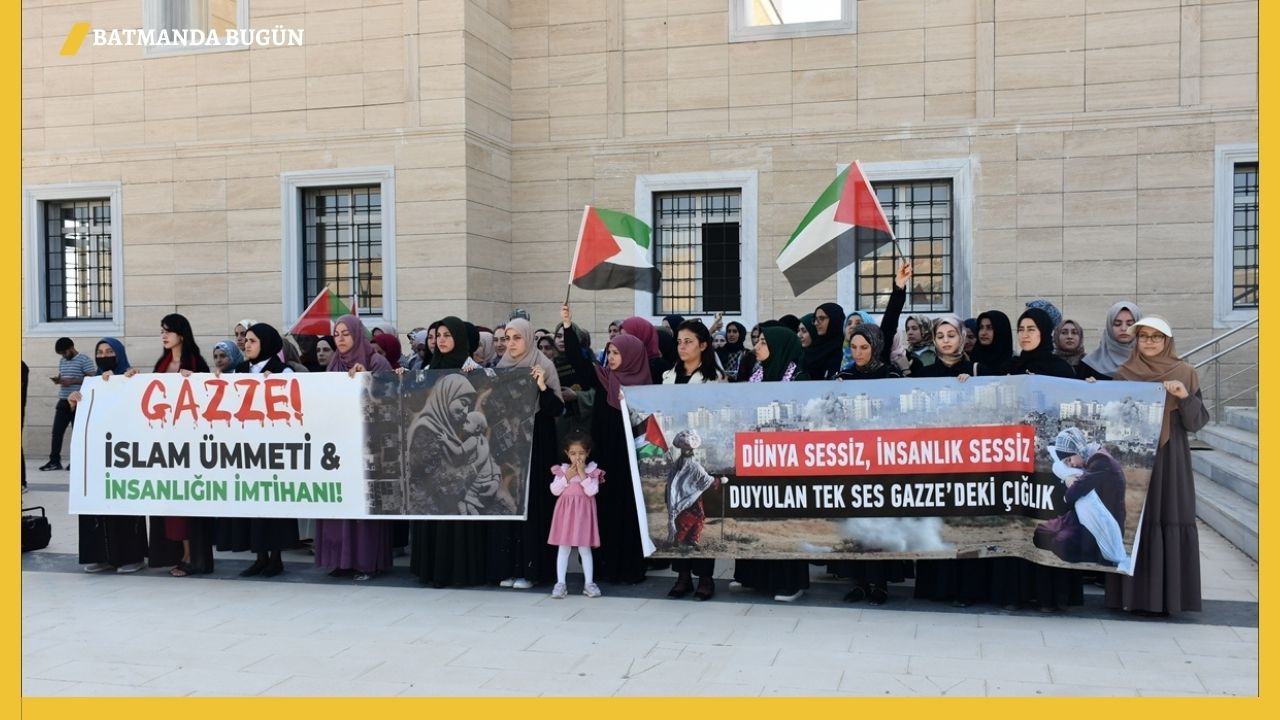 Batman Universitesi Israili Protesto Etti 1 (2)