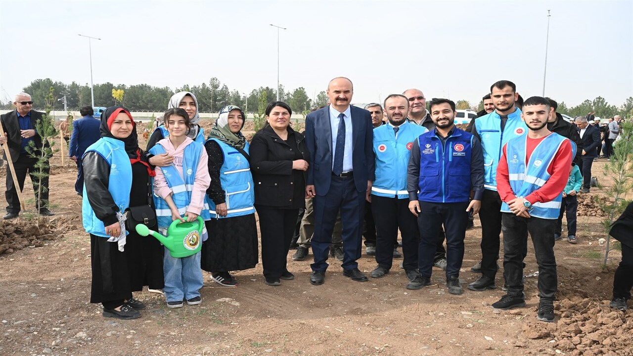 Batmanda 2 Bin 250 Fidan Toprakla Bulustu 1