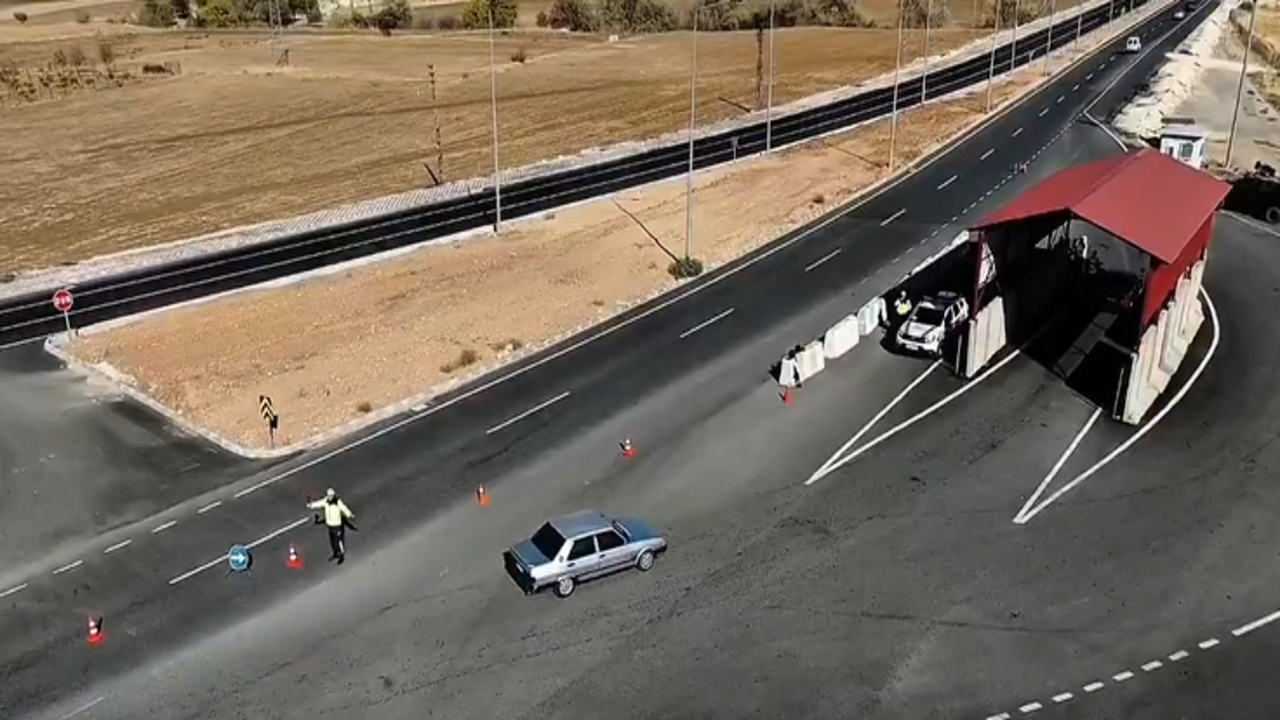 Gercus Yollarinda Trafik Guvenligi Havadan Saglaniyor 1