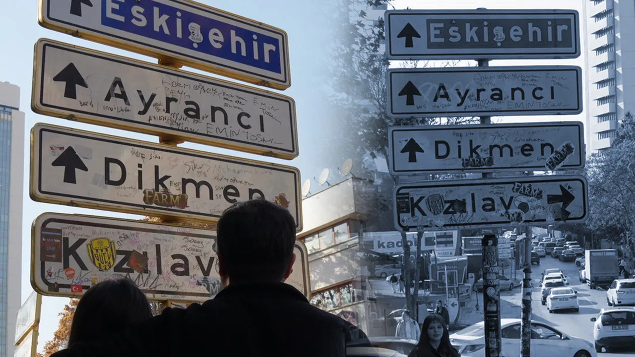 Ankaranin Fenomen Kizilay Tabelasina Dikenli Engel Geldi1