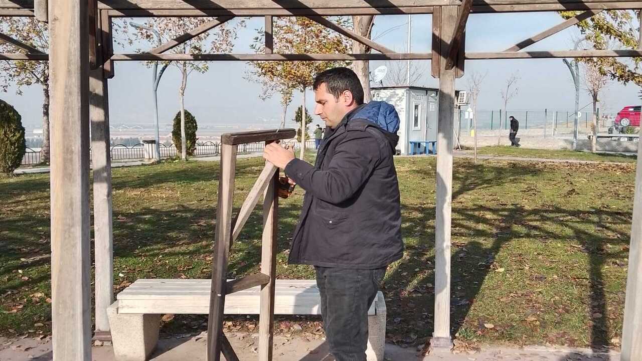 Batmanda Parklar Yenileniyor Hem (2)