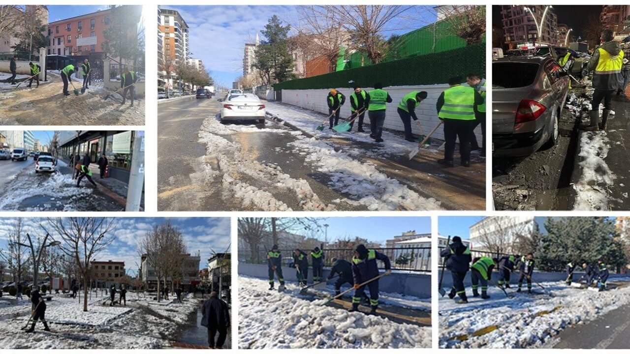 Batman Belediyesi Kar Mesaisinde 724 Kesintisiz Kar Temizligi 2