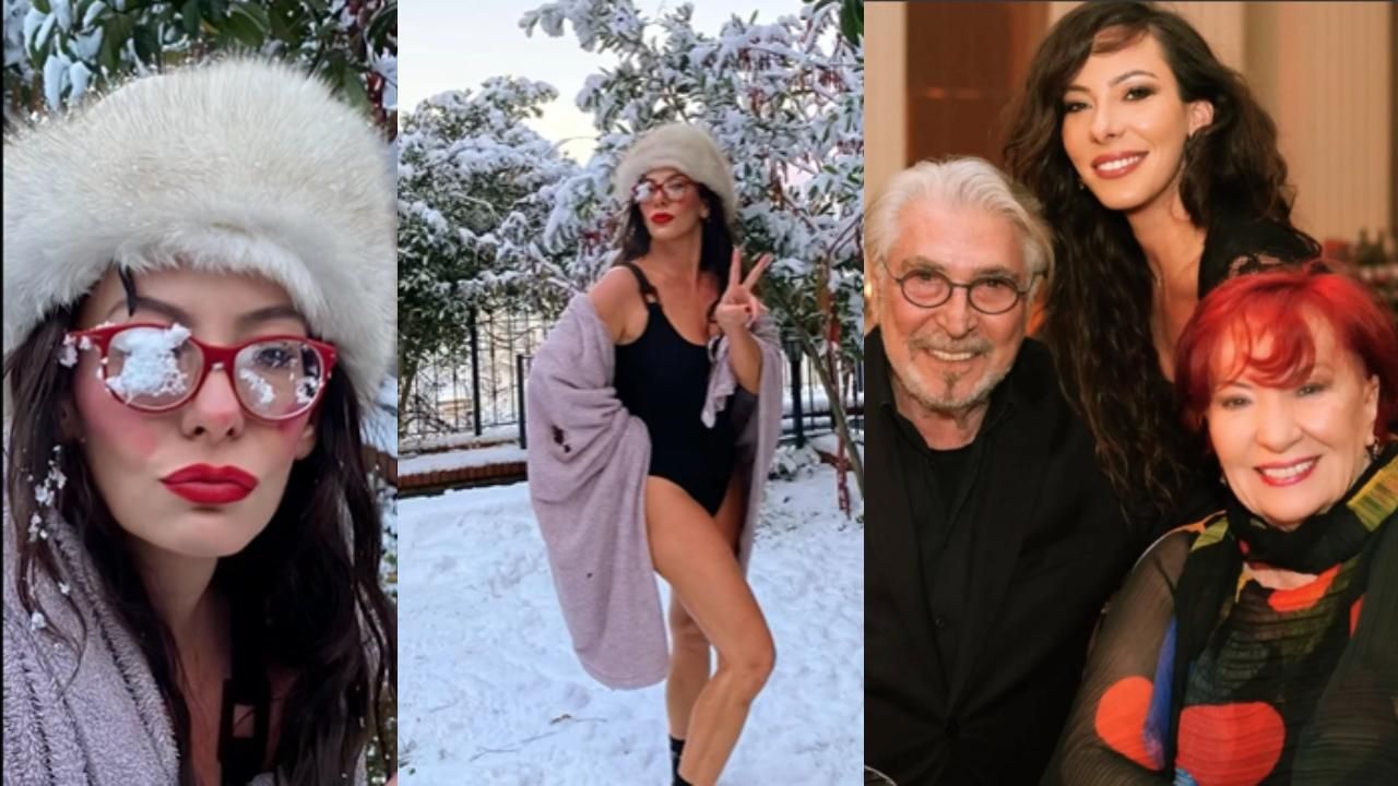 Beyaz Ortu Uzerinde Siyah Mayolu