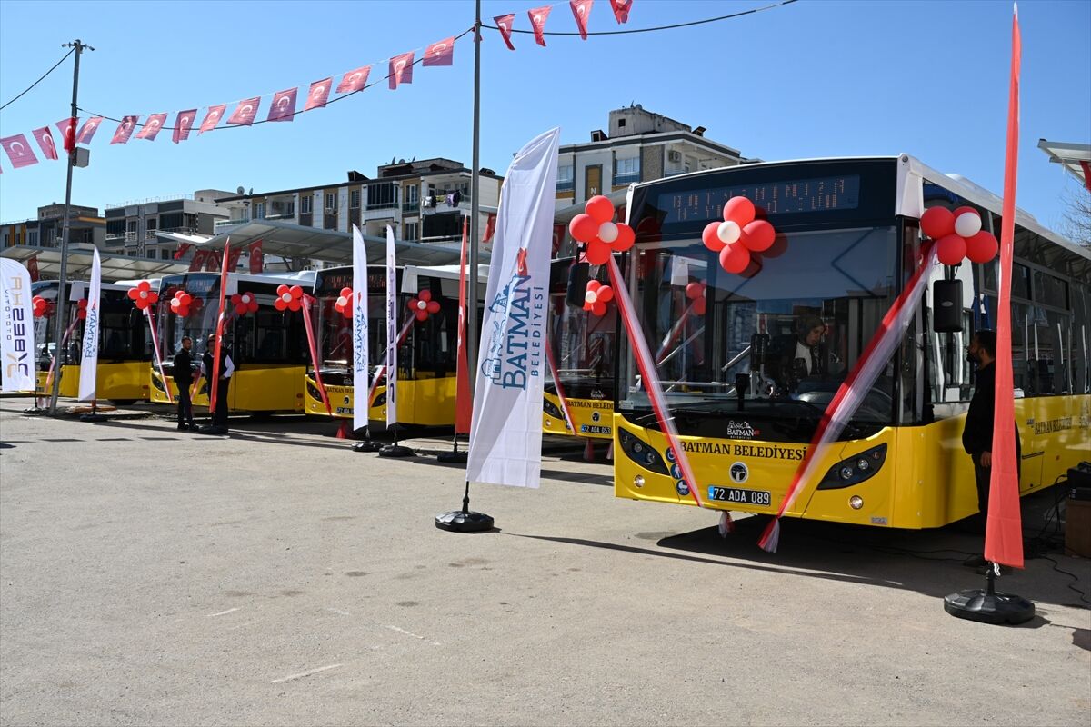 Batman'da Toplu Taşımaya 10 Yeni Araç