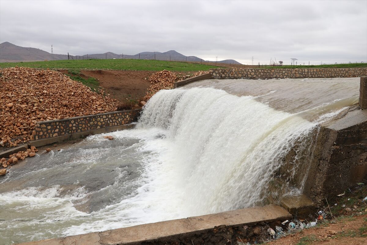 Gercüş’te Kırkat Göleti Yağışlarla Doldu
