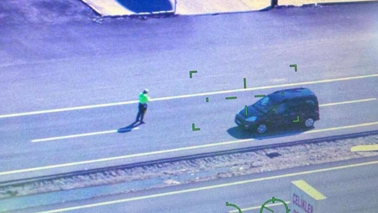 Batmanda Helikopter Destekli Trafik Denetimi Gerceklestirildi
