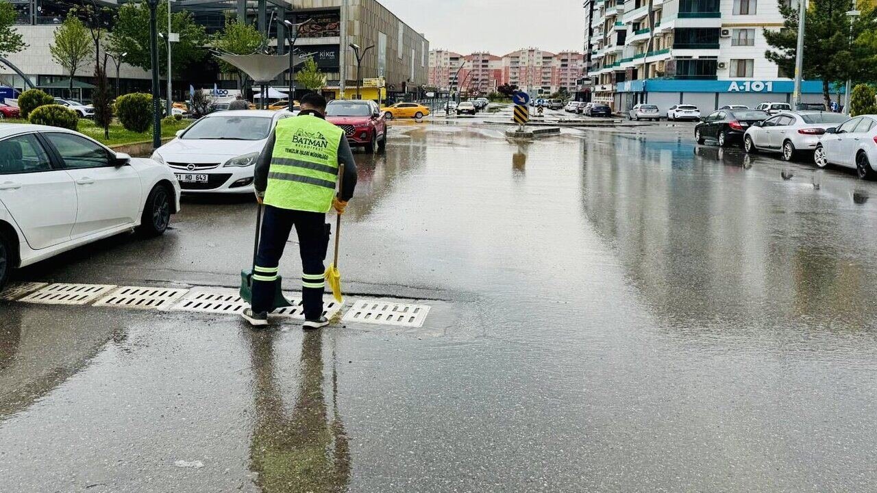 Batman Belediyesi Yagisa Karsi Teyakkuzda 1