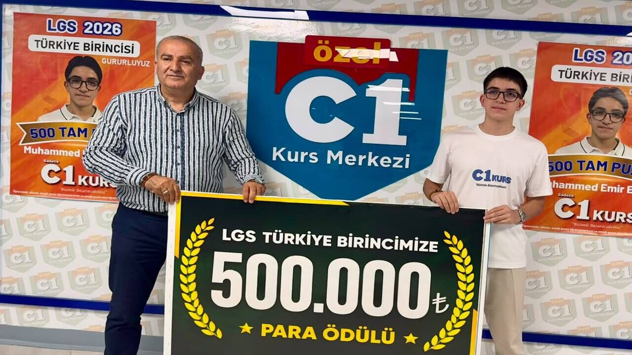 Lgsde 500 Tam Puan Alan C1 Kurs Merkezi Ogrencisine 500 Bin Tl Odul 1