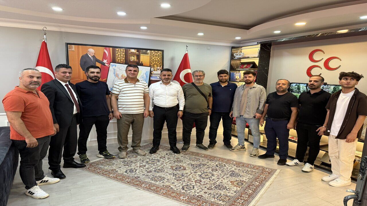 MHP Batman İl Başkanı Çetin, Türk Sağlık-Sen Yönetimini Ağırladı