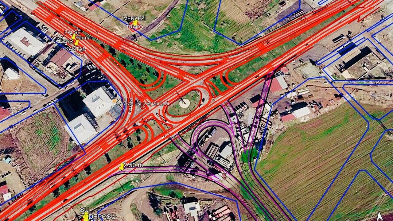 Batmanda Trafigi Rahatlatacak Yeni Yol Projesi Basladi