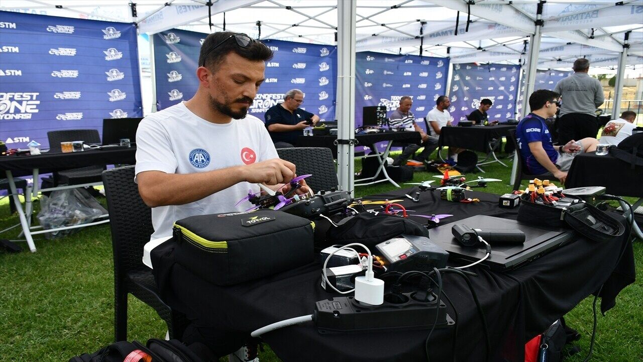 Batmanda Drone Sampiyonasi Heyecani Basladi