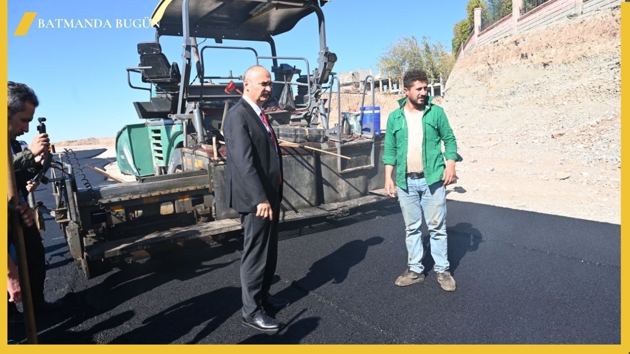 Batman'a 8.000 Metre Yeni Yol Şebekesi Geliyor