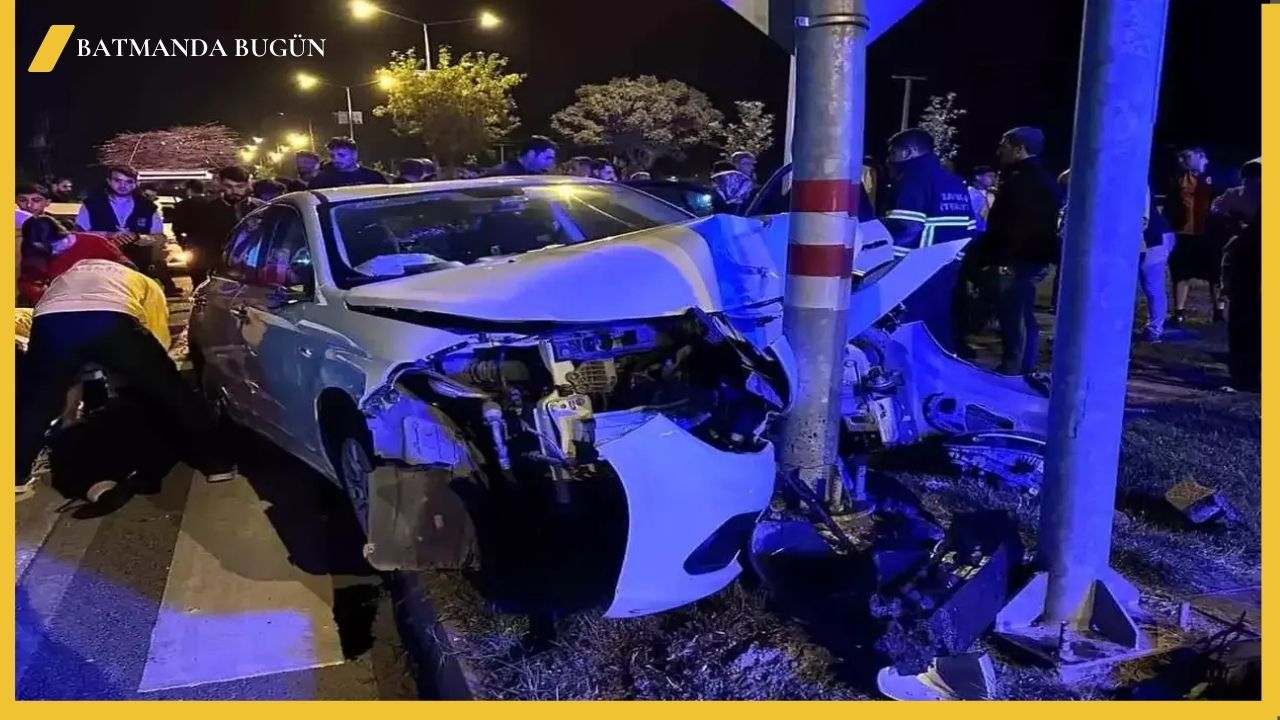 Batman Gültepe’de Feci Kaza, Yaralılar Var