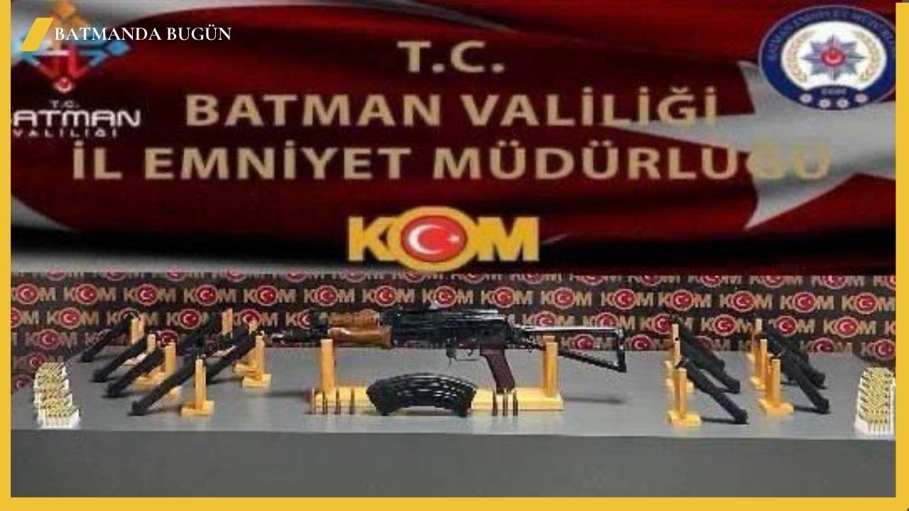 Batman'da Kaleşnikof Ele Geçirildi