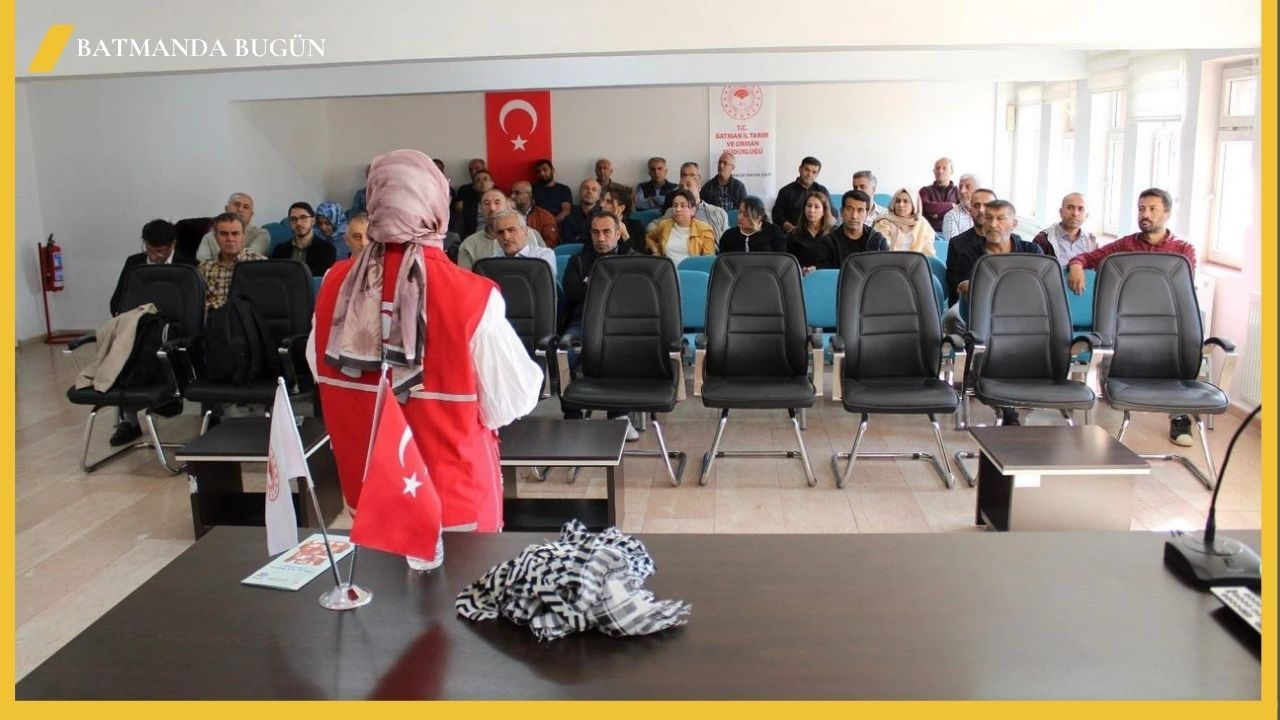 Kızılay'dan Batman Tarımcılarına İlk Yardım Eğitimi