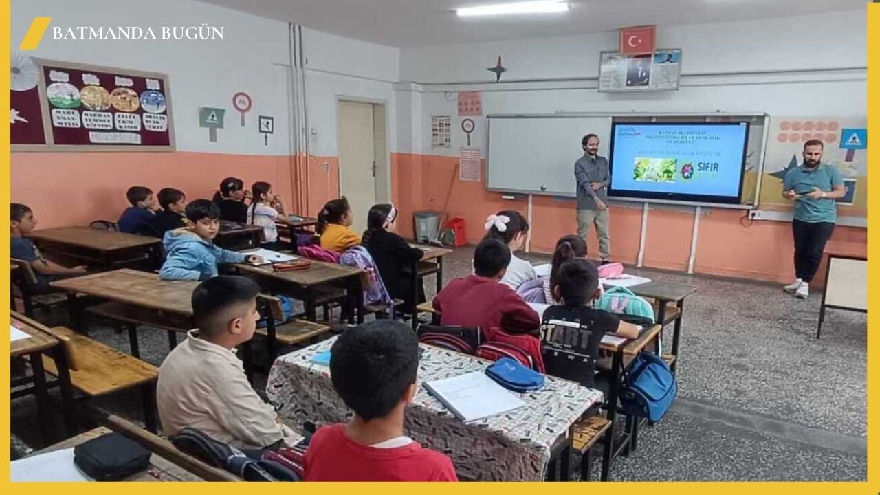 Batman’ın İlk ve Ortaokulları Çevre Bilinciyle Büyüyor