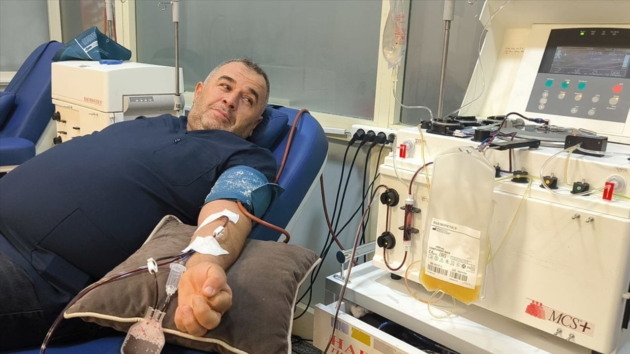 Siirt'te Kan Bankası Çalışanından Lösemili Çocuğa Hayat Desteği