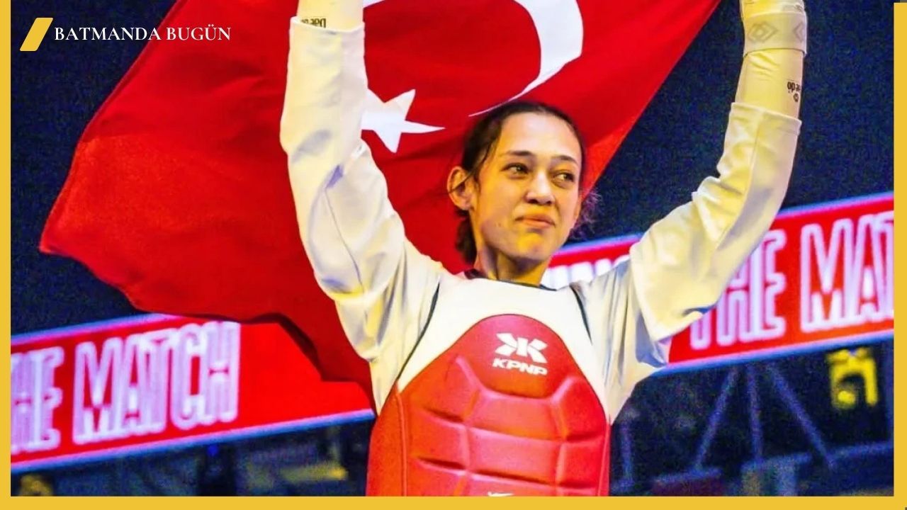 Milli Tekvandocu Emine Göğebakan'dan Çin'de Altın Madalya Coşkusu