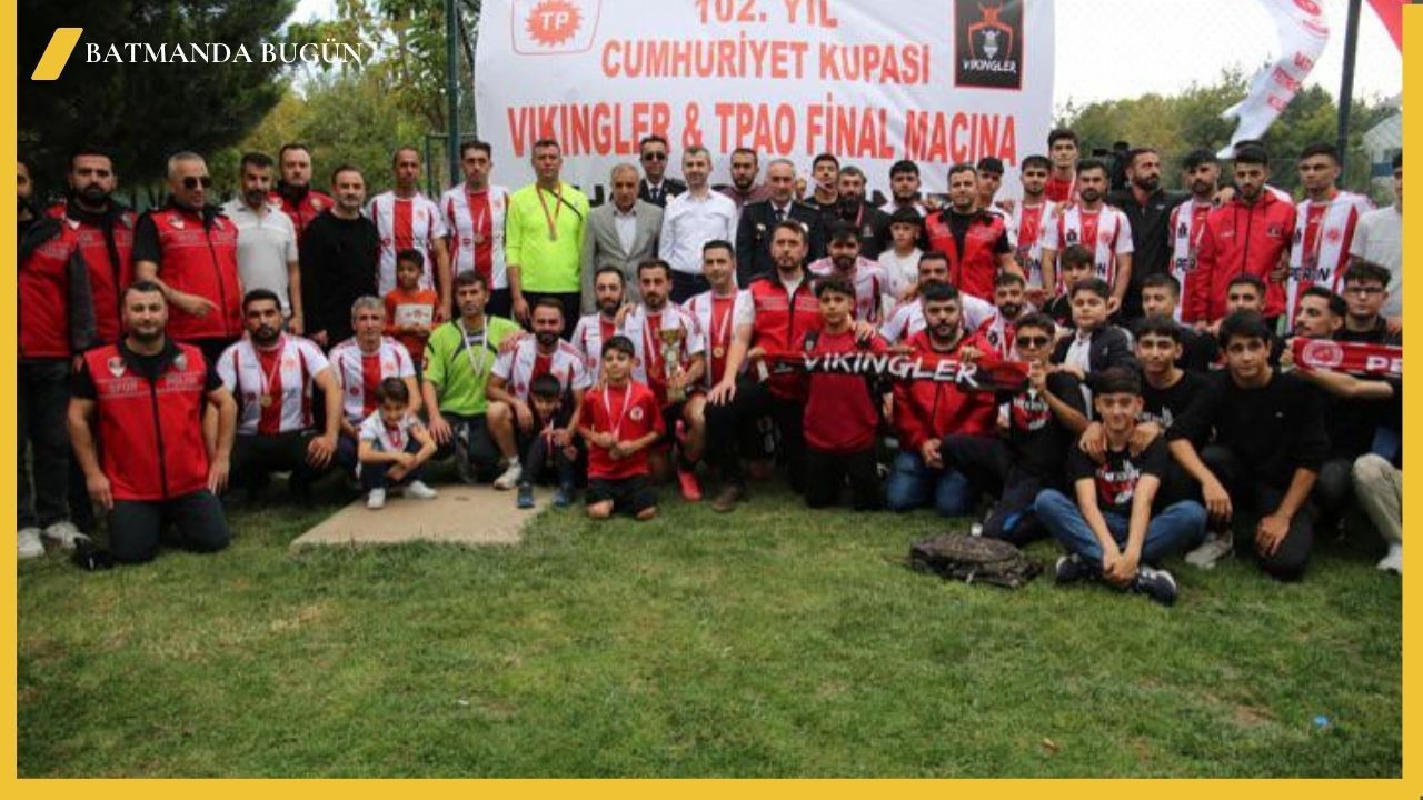 Batman'da Cumhuriyet Kupası Şampiyonu TPAO