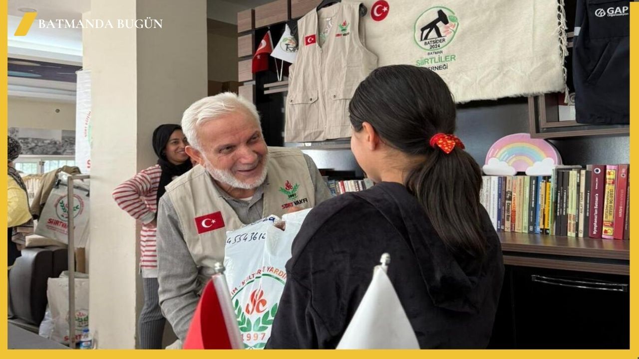 Siirt Vakfı Batman Şubesi'nden Kışlık Giyim Yardımı