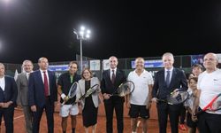 Gaziantep'te Mehmet Şimşek’in katılımıyla 'Cup Tenis' başladı