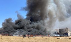 GÜNCELLEME - Gaziantep'te atık malzemelerin bulunduğu alanda çıkan yangın kontrol altına alındı