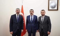 AK Parti Mardin Milletvekili Faruk Kılıç Milli Eğitim Bakanı Yusuf Tekin ile görüştü