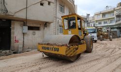 Mardin'de yol çalışmaları devam ediyor