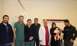 Şanlıurfa'da kalbinde delik olan 4 aylık bebek sağlığına kavuştu