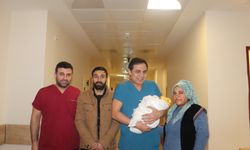 Şanlıurfalı çift 13 yıl sonra çocuk sahibi oldu