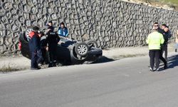 Şırnak'ta takla atan otomobilin sürücüsü yaralandı