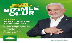 HÜDA PAR Ankara'da Adaylarını Tanıtıyor
