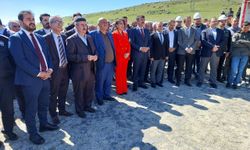 Hasankeyf'te doğal gaz hattı temel atma töreni düzenlendi