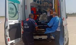 Şırnak'ta rahatsızlanan 20 günlük bebek ambulans uçakla Ankara'ya sevk edildi