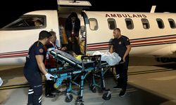 Şırnak'ta rahatsızlanan çocuk ambulans uçakla Ankara'ya sevk edildi