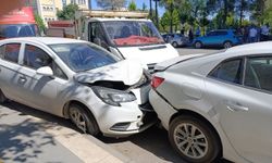 Diyarbakır'da zincirleme trafik kazasında 1 kişi yaralandı