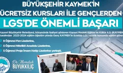 KAYMEK’in ücretsiz kursları ile gençlerden LGS’de önemli başarı