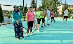 Kayseri Hacılar'da tenis coşkusu