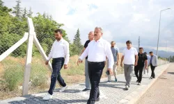 Kayseri Melikgazi'de yol çalışması tam gaz