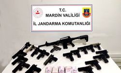 Mardin'de 19 ruhsatsız tabanca ele geçirildi