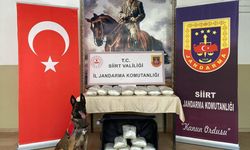 Siirt'te yolcu otobüsüne teslim edilen emanet bavulda 40 kilogram uyuşturucu bulundu