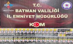 Batman'da akaryakıt tankerinde gümrük kaçağı sigara ele geçirildi