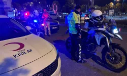 Düzce'de alkollü sürücü polis motosikletine çarptı!