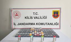 Kilis'te 510 paket gümrük kaçağı sigara ele geçirildi