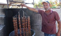 Kilis'te cevizli sucuk üretimine başlandı