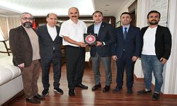 Vali Canalp, Judo Federasyonu Başkanını Kabul Etti